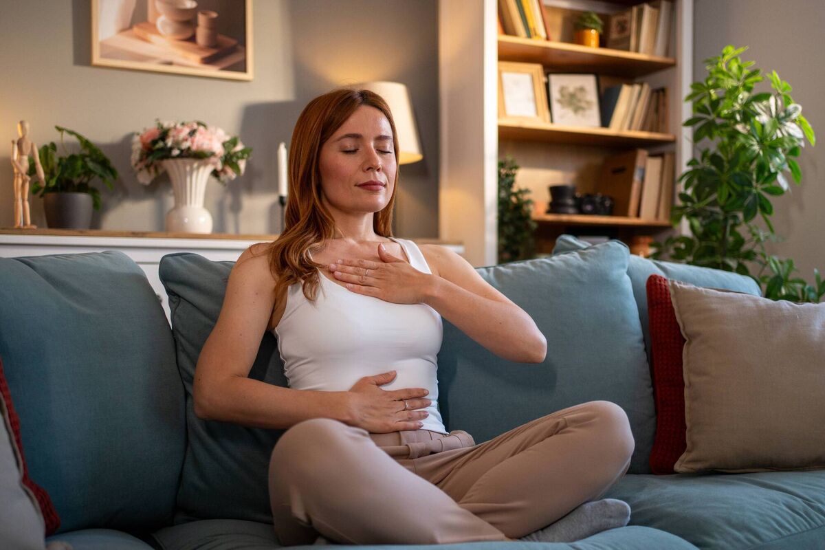 Belly breathing has been shown to help boost pelvic muscle strength throughout the day