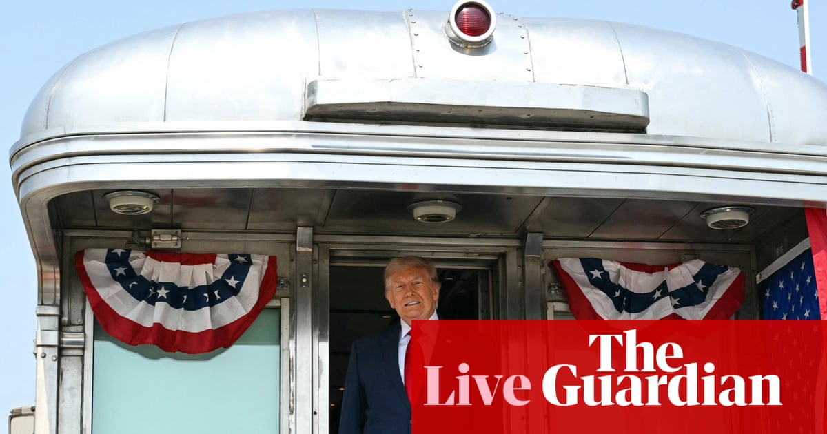 Anger as report says Trump hijacked US anniversary to serve own agenda – US politics live | Donald Trump