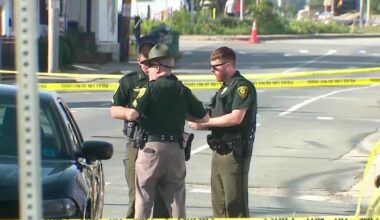 Man suspected of shooting 2 identified as member of Navy
