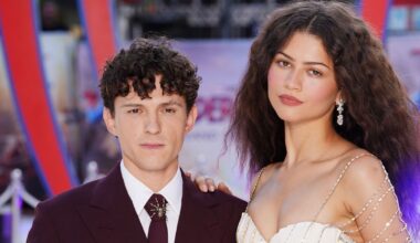 Zendaya and Tom Holland Wore Matching Spider Brooches