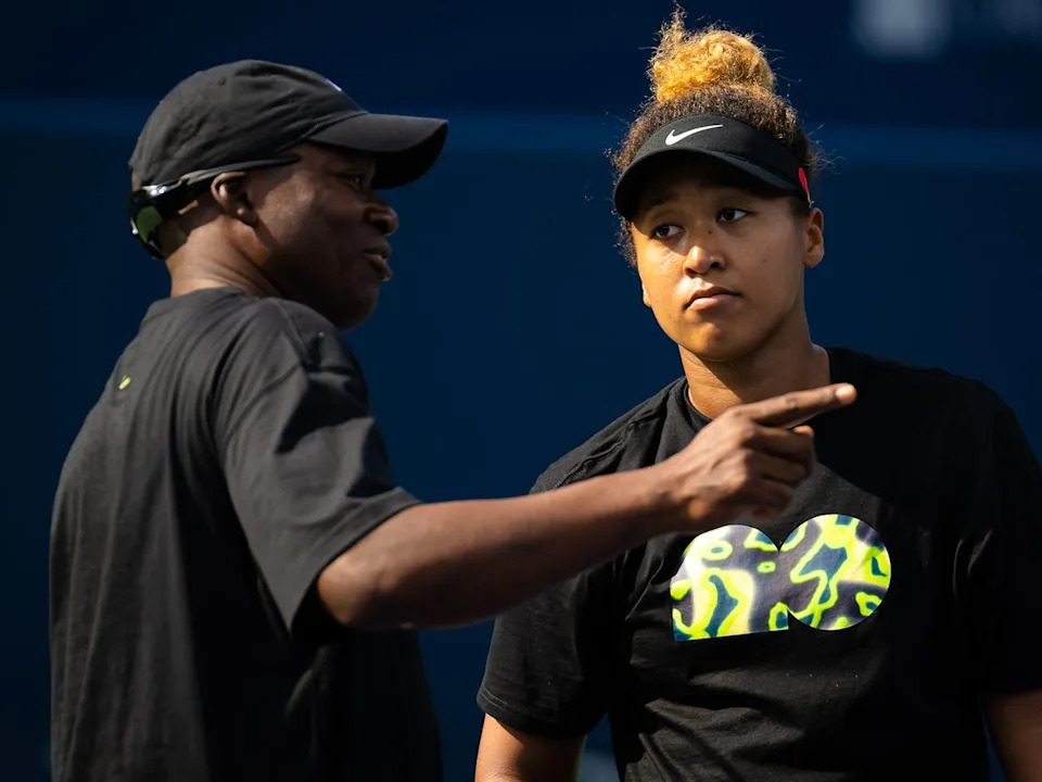 Leonard Francois and Naomi Osaka in 2022.Credit: Robert Prange/Getty