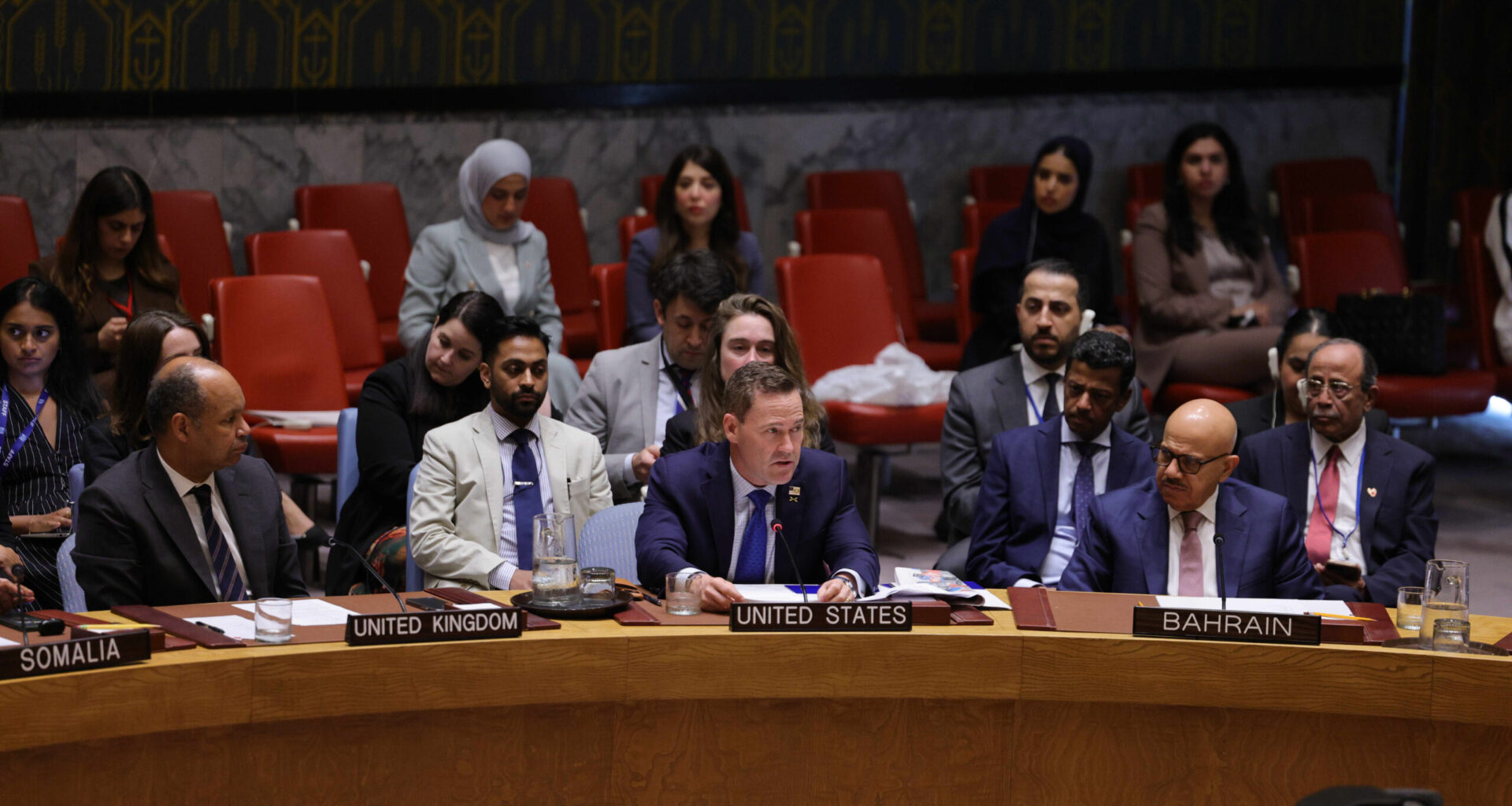 Remarks at a UN Security Council Emergency Meeting on Iranian Strikes Against Bahrain, Kuwait