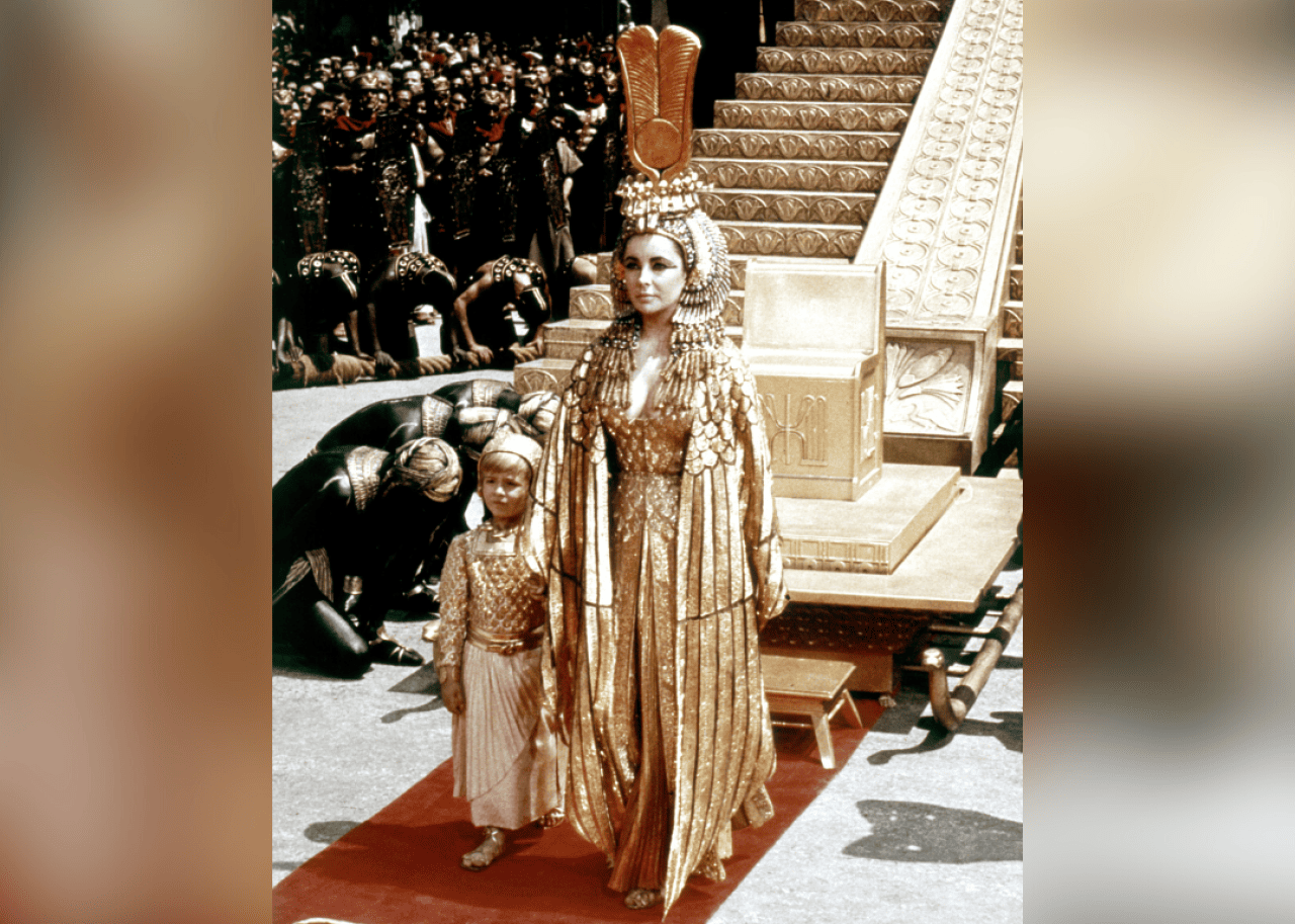 Elizabeth Taylor in a scene from ‘Cleopatra.' -