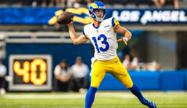 Stetson Bennett flashes ‘big-time’ throw in L.A. Rams QB competition