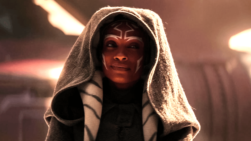 Rosario Dawson as Ahsoka Tano.