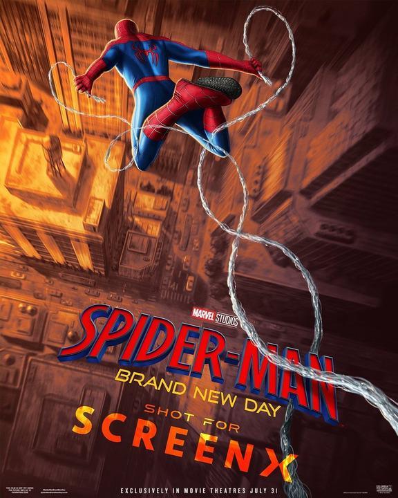 Spider-Man: Brand New Day's ScreenX poster.