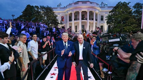 How Trump is making the US's 250th anniversary about himself – video