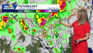 Baltimore Weather: Severe storms possible Tuesday