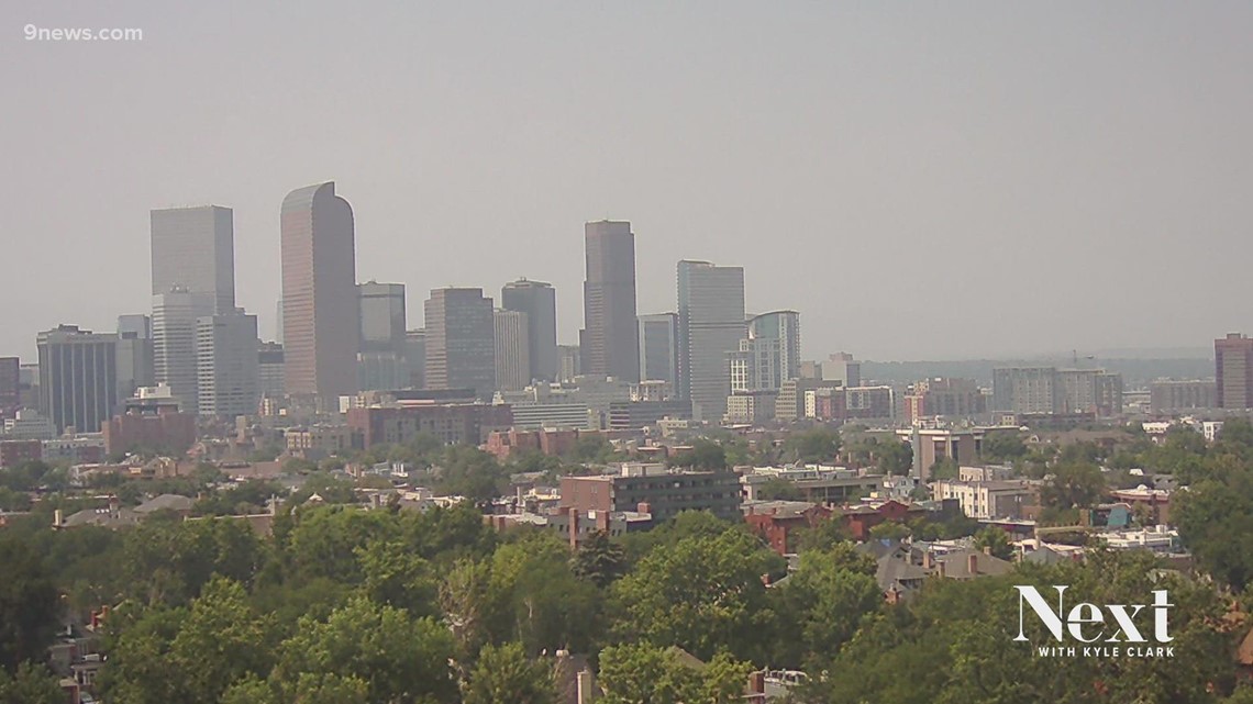 Denver's air quality is among the worst in the world on Wednesday