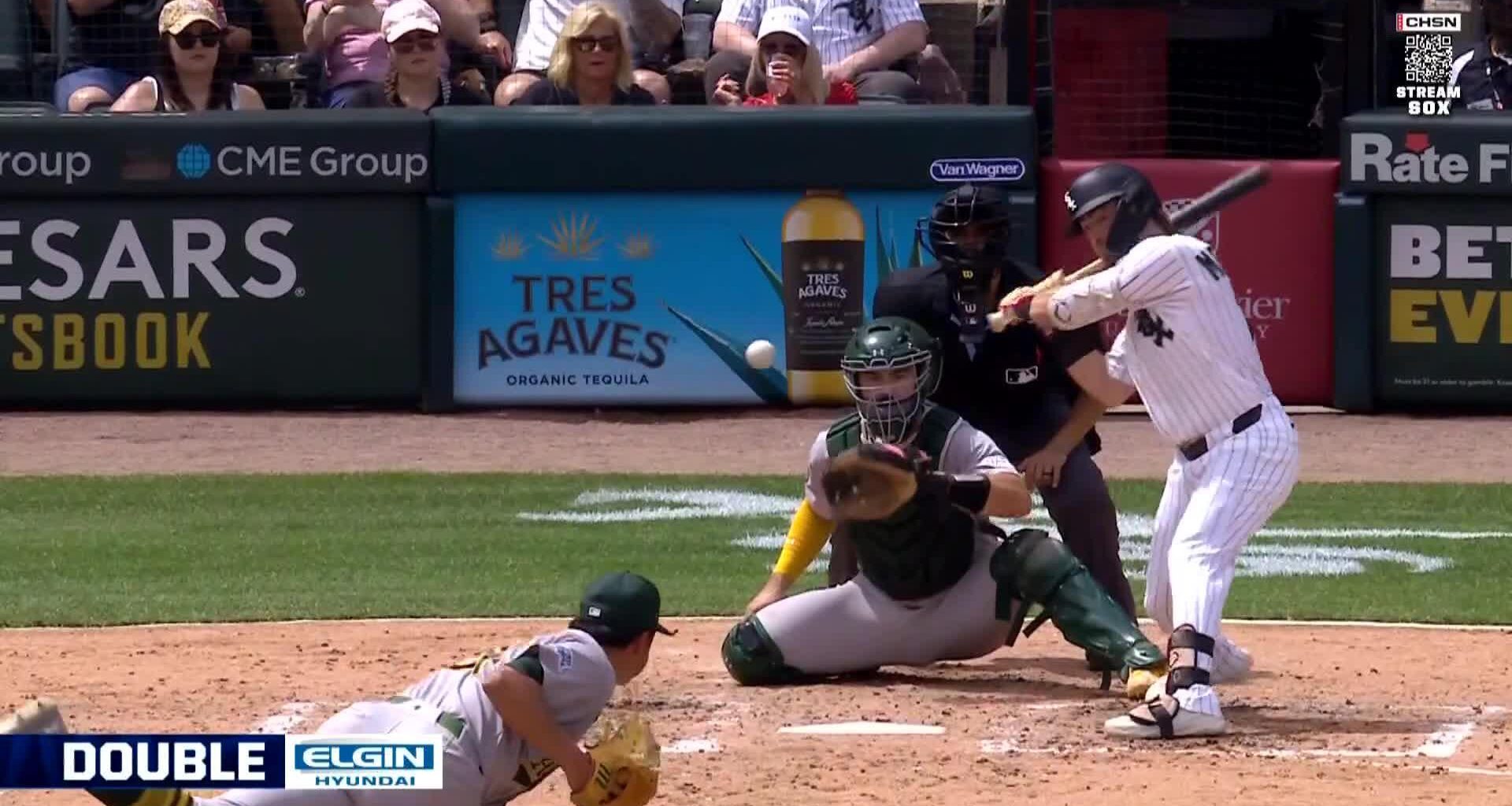Chase Meidroth hits RBI double, White Sox win 1-0 and send Athletics to 8th straight loss