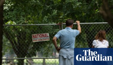 Crews again drain Trump’s troubled reflecting pool | Washington DC