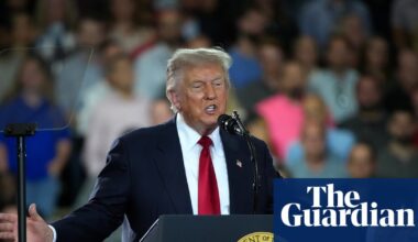 Three-quarters of Americans think Trump isn’t focusing on top US issues – poll | Donald Trump