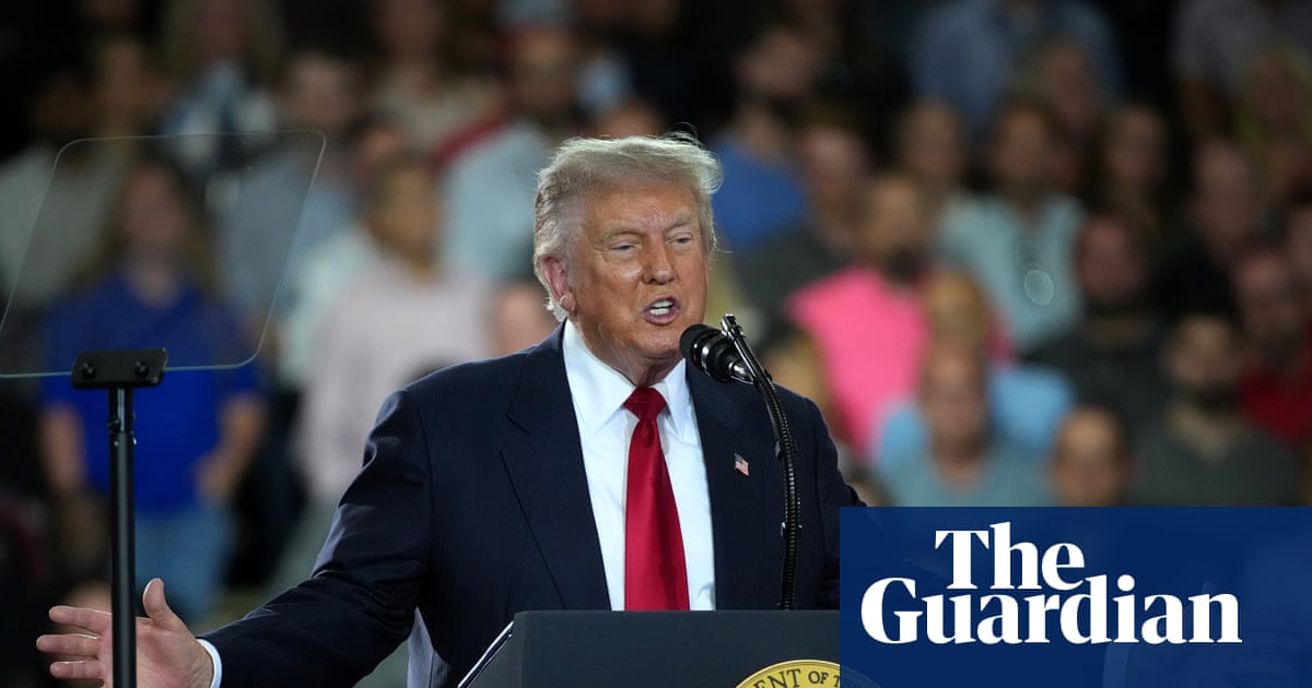 Three-quarters of Americans think Trump isn’t focusing on top US issues – poll | Donald Trump