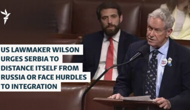 US Lawmaker Wilson Urges Serbia To Distance Itself From Russia Or Face Hurdles To Integration
