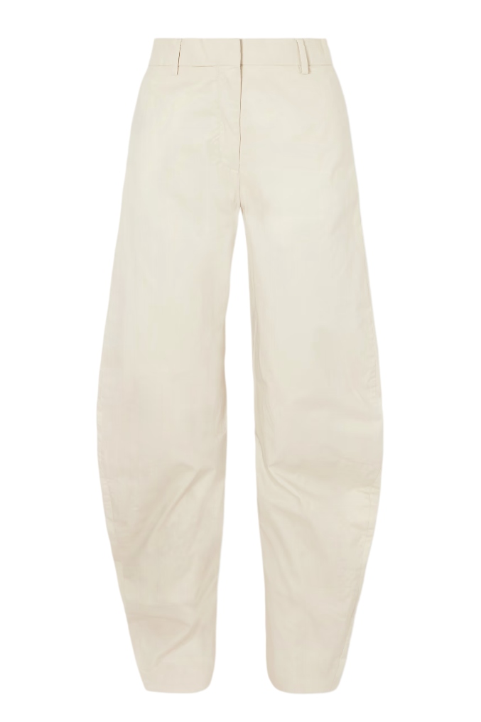 ACNE STUDIOS, Coated Organic Cotton-Twill Barrel-Leg Pants