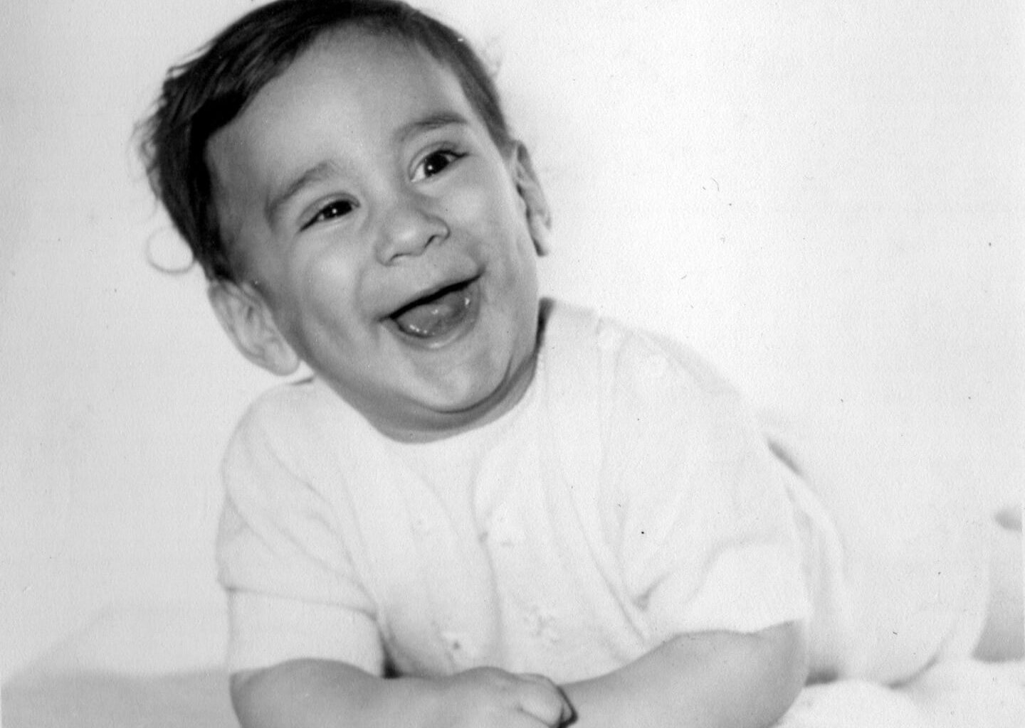 Larry Edelman as a baby.