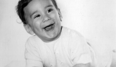 Larry Edelman as a baby.