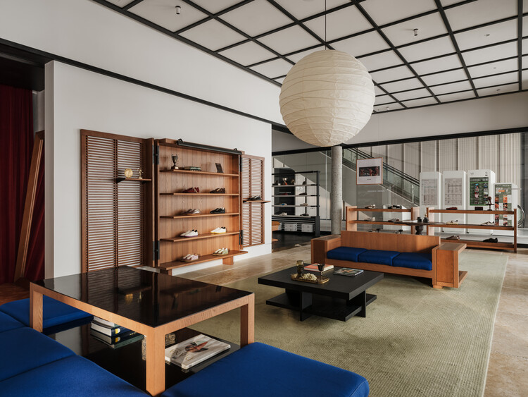 PANE Shenzhen Bay New Concept Store / say architects - Interior Photography, Living Room, Wood, Lighting, Glass