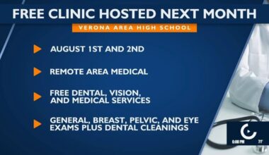 Free healthcare clinic offering services in Verona next month | News
