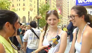 'Just happy to be around love': Swifties brave Manhattan heat wave for pop princess's big day | New York News Headlines