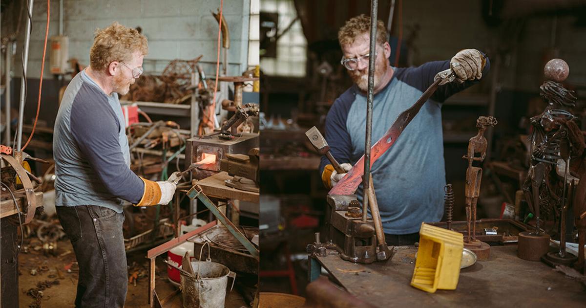 John Pahlas forges a unique artistic path through metal | MADISON MAGAZINE