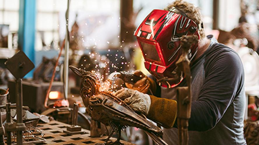 John Pahlas metal working