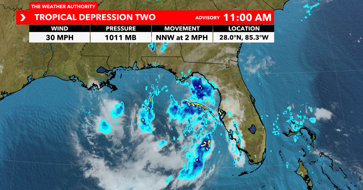 Tropical depression 2 has formed in the Gulf | News