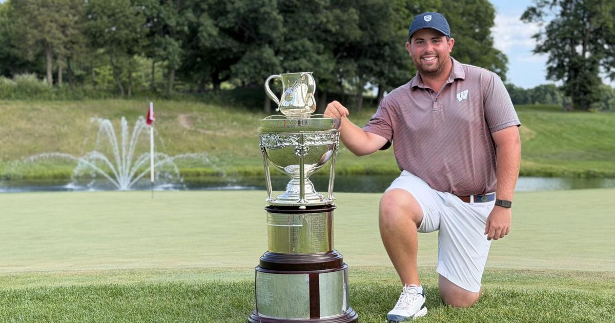 Former UW golfer Spencer Turtz stays the course after rocky start to win the Wisconsin State Amateur Championship at West Bend CC | WSGA State Amateur