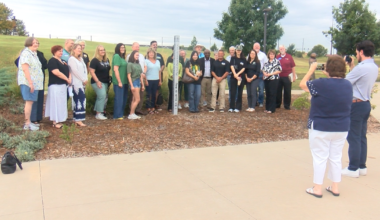 Joplin Rotary Sculpture Garden dedicates new peace pole with messages in eight languages | Community