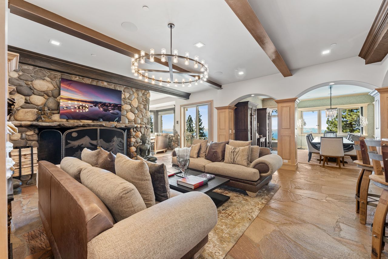 Inside Mike Love's Lake Tahoe estateCredit: Ali Rivera