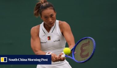 Chinese star Zheng Qinwen claims first WTA Tour quarter-final spot in a year at Athens Open
