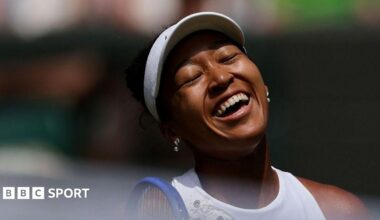 Naomi Osaka smiles after her victory over Daria Kasatkina