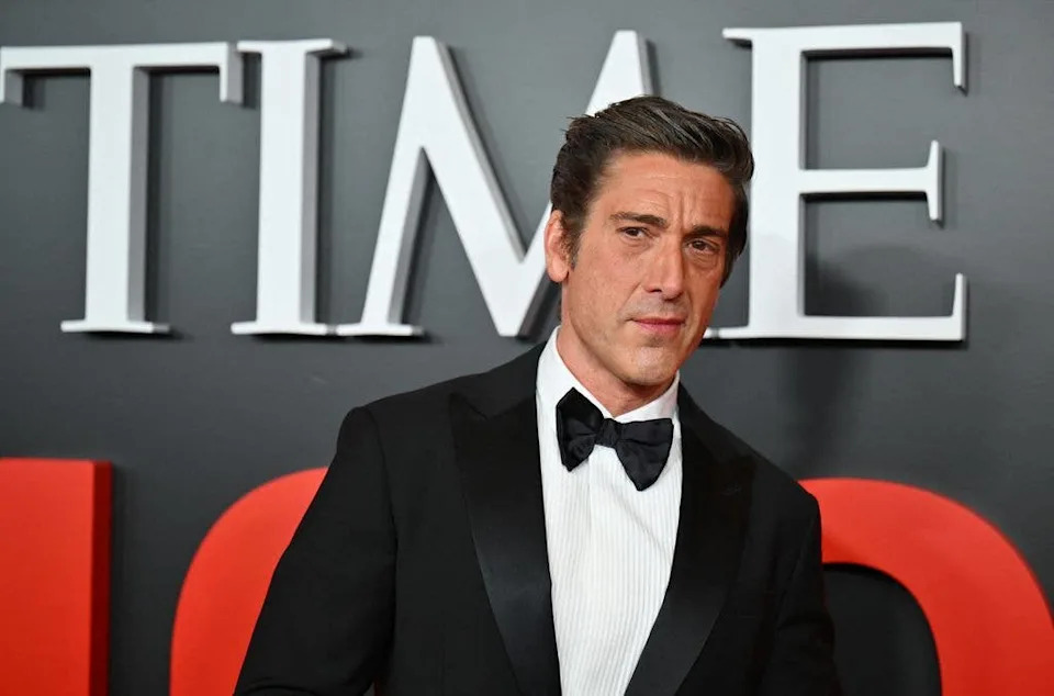 david muir red carpet
