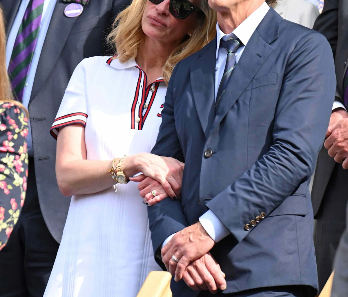 Julia Roberts Aced Tenniscore in Preppy White Minidress During "Incredible," Rare Outing With Husband Daniel Moder