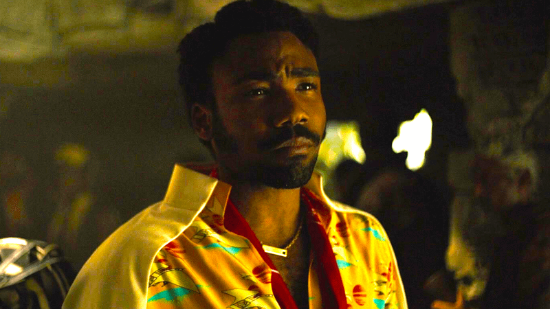 Donald Glover as Lando.