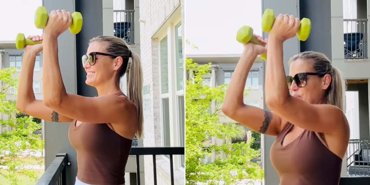 ‘I’m a 51-year-old trainer – this is the 5-minute dumbbell workout I rely on for strong arms'