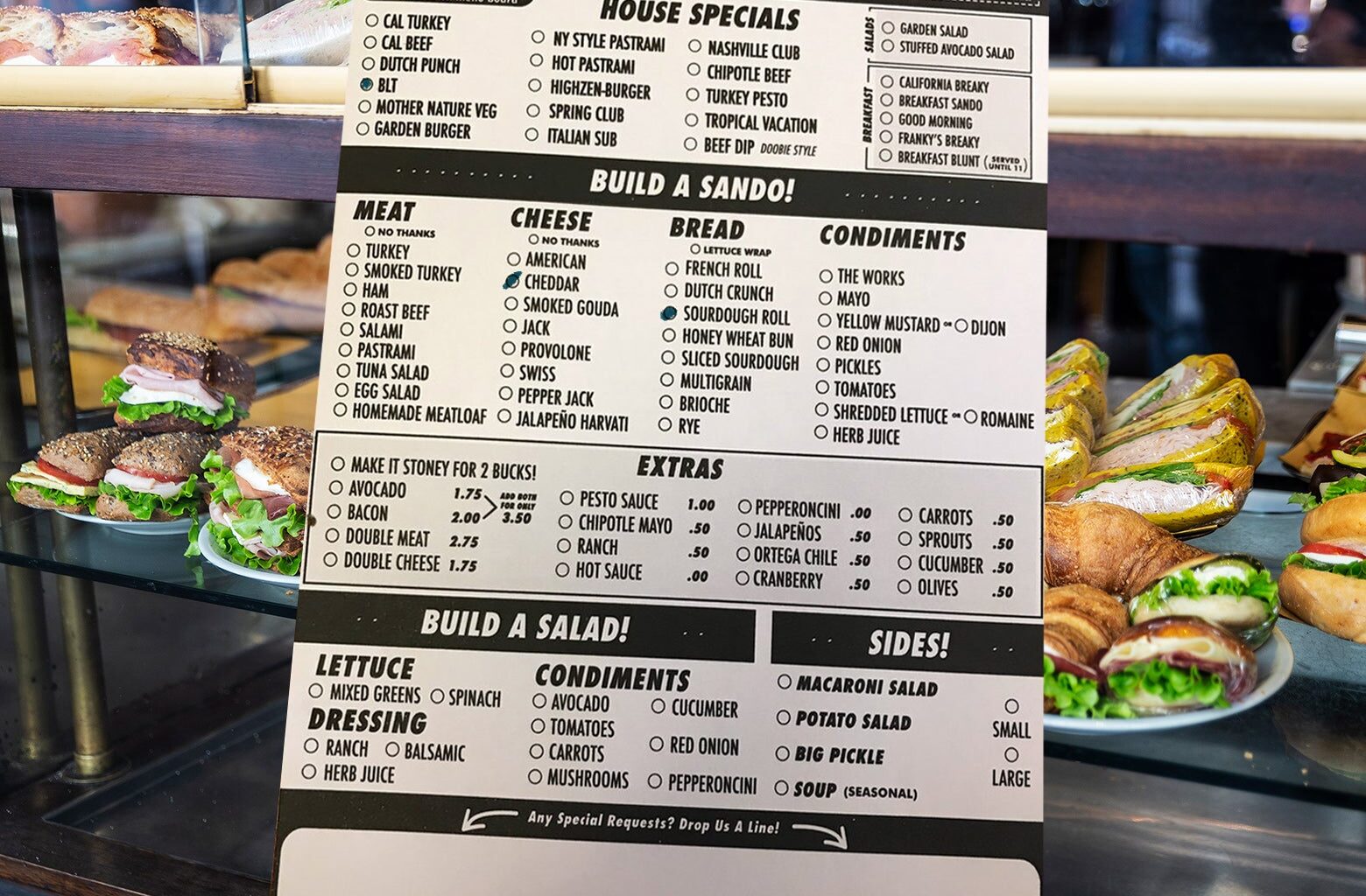 Multiple-choice ordering sheets at restaurants are both a gift and a curse.