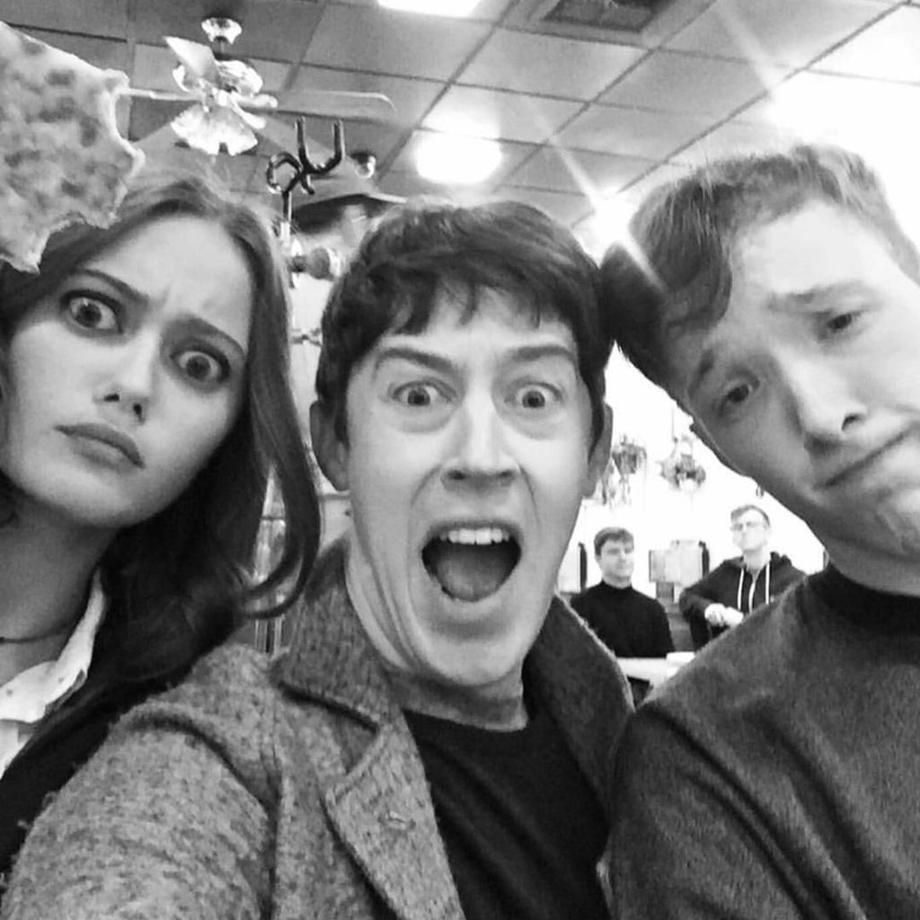 Benjamin Beatty with actress Ella Purnell (left) in a photo from 2016. Photo: @purnellove/Instagram
