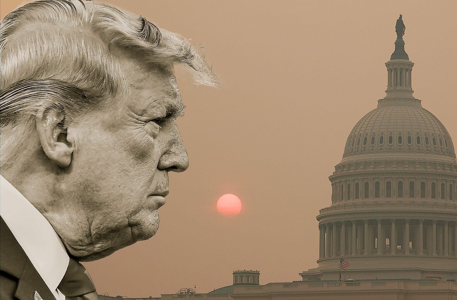 Trump is punishing Canada for wildfire smoke for bizarre reasons.