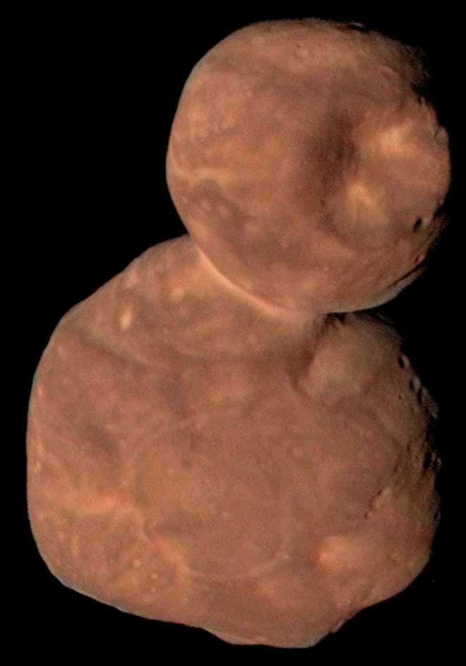 New Horizons photographed Arrokoth in December 2018 and January 2019. an artist's concept depicts new horizons encountering pluto and its largest moon, charon, in july 2015.