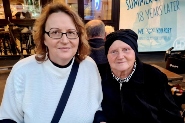 Susy Zjak pictured with her mother.