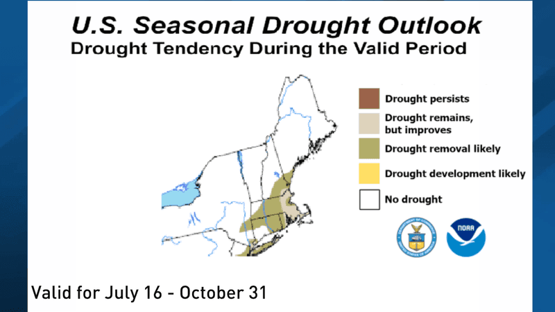 Seasonal drought outlook (NOAA/NWS).