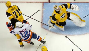 Penguins fans have Tristan Jarry flashbacks after goalie misplay in Team USA’s World Cup loss