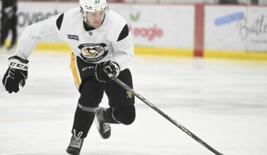 Penguins prospect Quinn Beauchesne enjoyed a strong second half to 2025-26