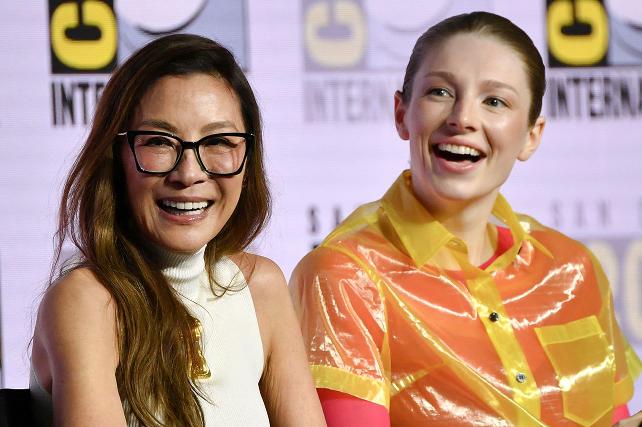 Michelle Yeoh and Hunter Schafer in ‘Blade Runner 2099’Credit: Chris DELMAS / AFP via Getty