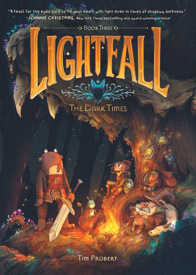 Lightfall cover art by Tim Probert