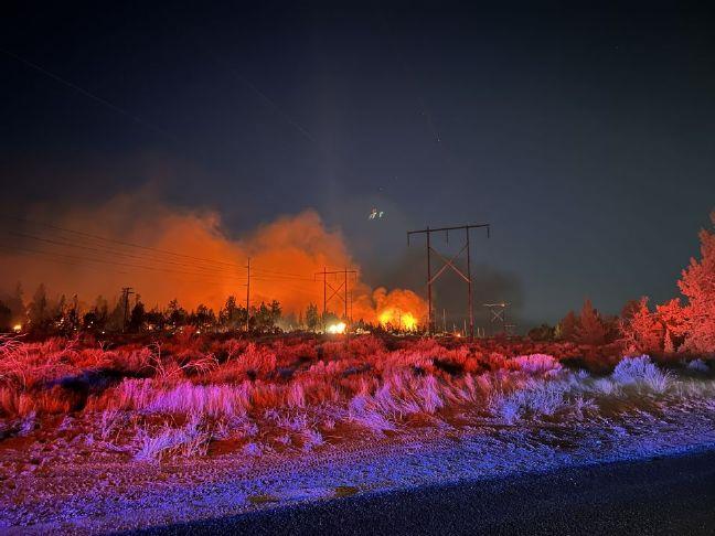 Evacuation orders as fire burns in Northwest Redmond