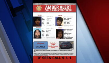 AMBER Alert issued for three California children