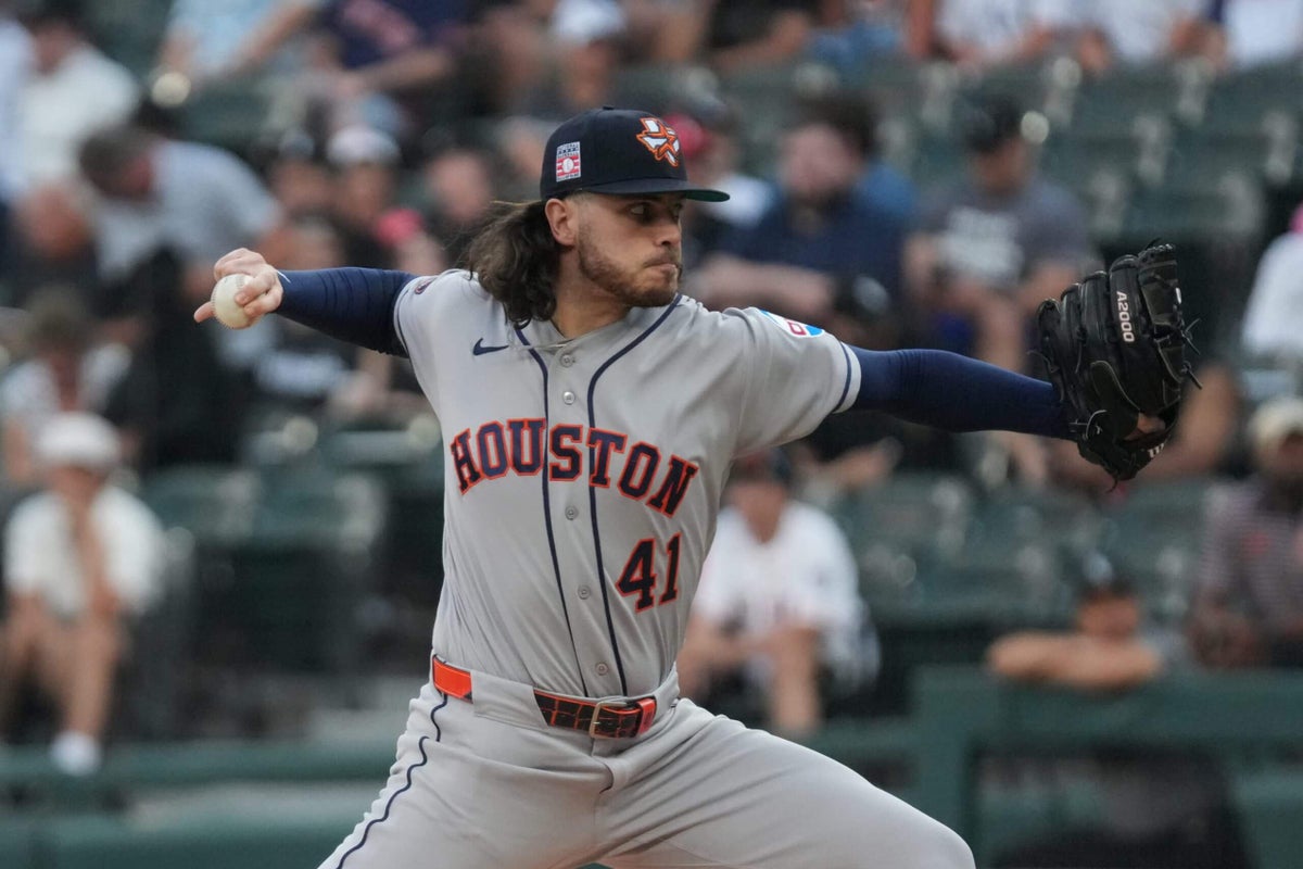 Astros’ Spencer Arrighetti, already dealing with a midseason spiral, exits with trainer