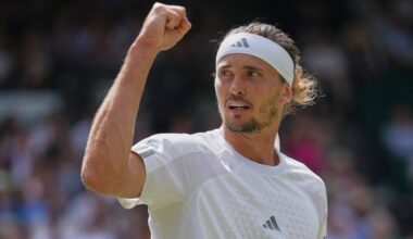 Alexander Zverev ends Arthur Féry’s Wimbledon run to reach second Grand Slam final in a row